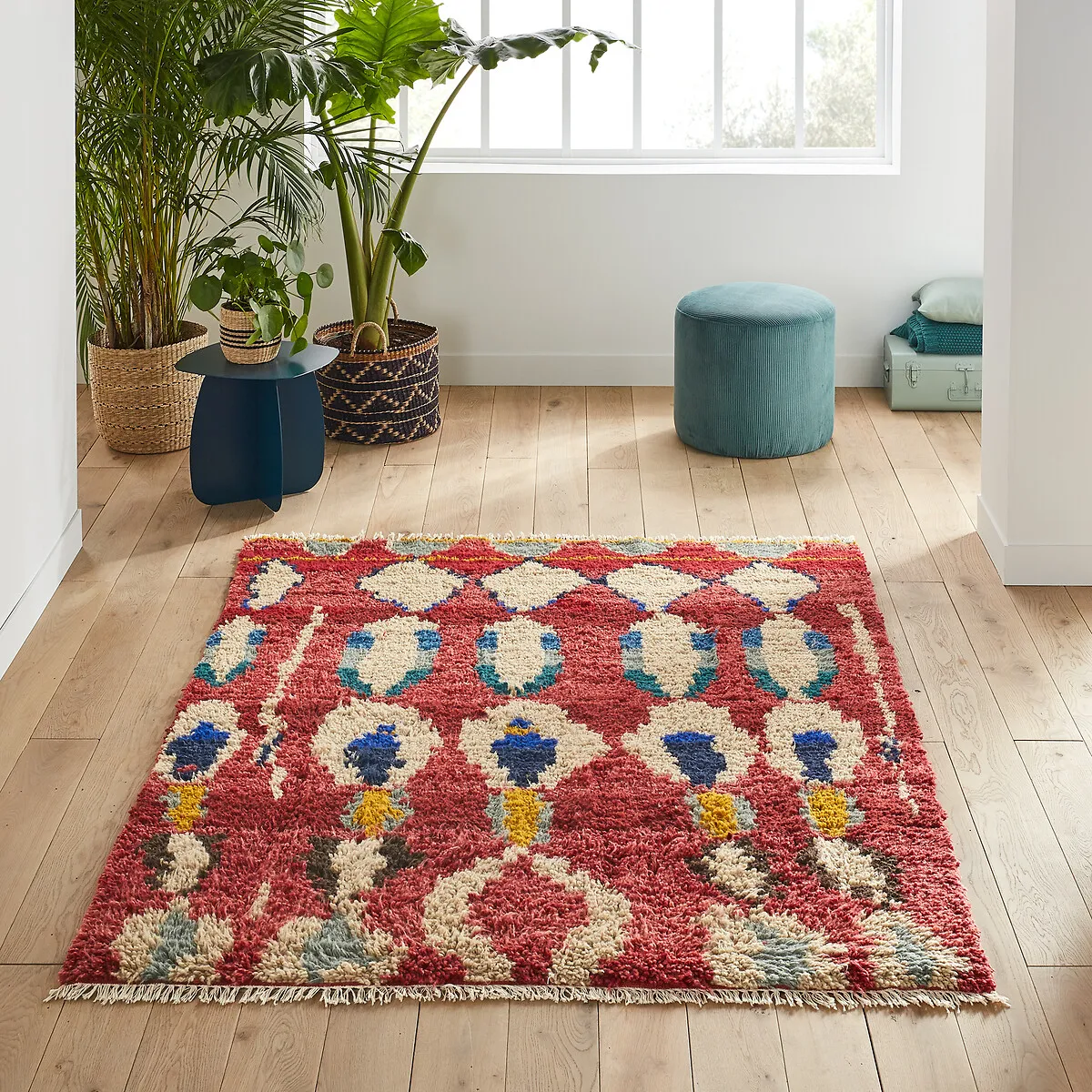 Shiva Berber-Style Rug - Multi-Coloured, Wool product