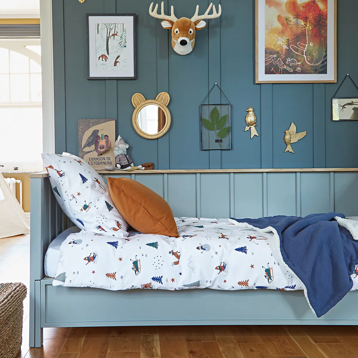Shuss Duvet Cover - Printed, Brushed Cotton product