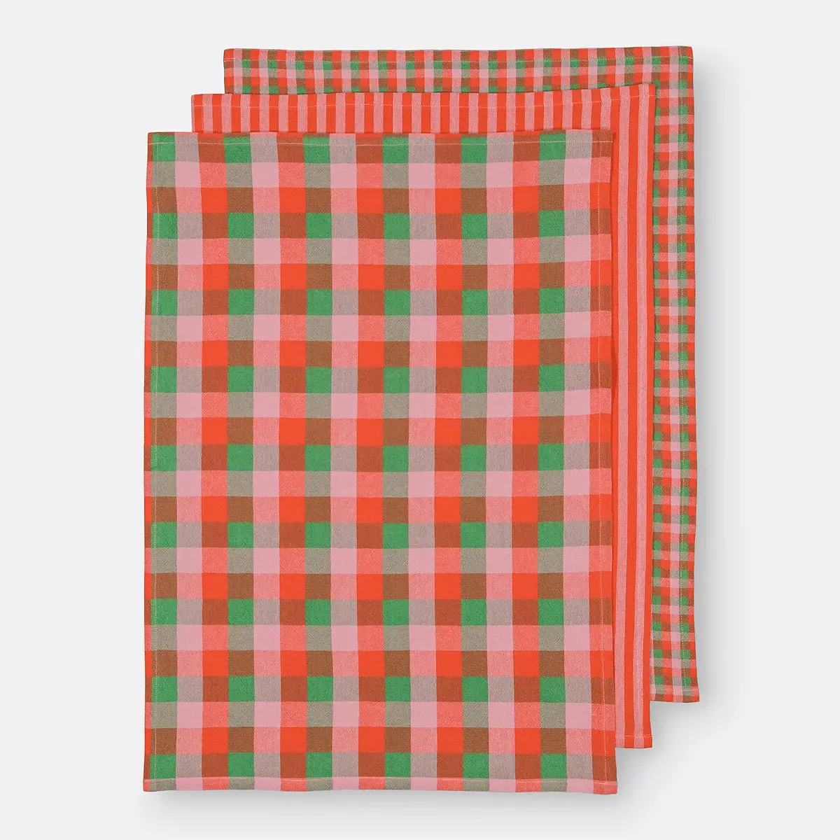 Sidone Set of 3 Tea Towels - Multi-Coloured, Cotton product