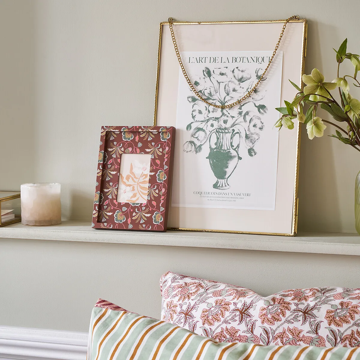 Sidonie Freestanding Photo Frame - Multi-Coloured, MDF alternate view