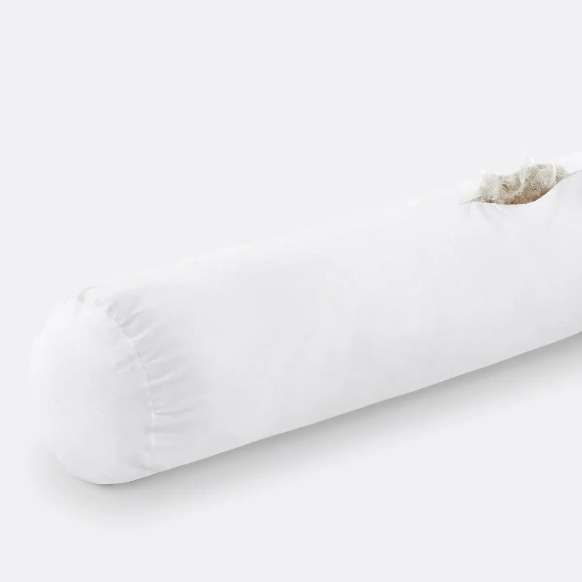 Single Bolster Pillowcase - White, Cotton product