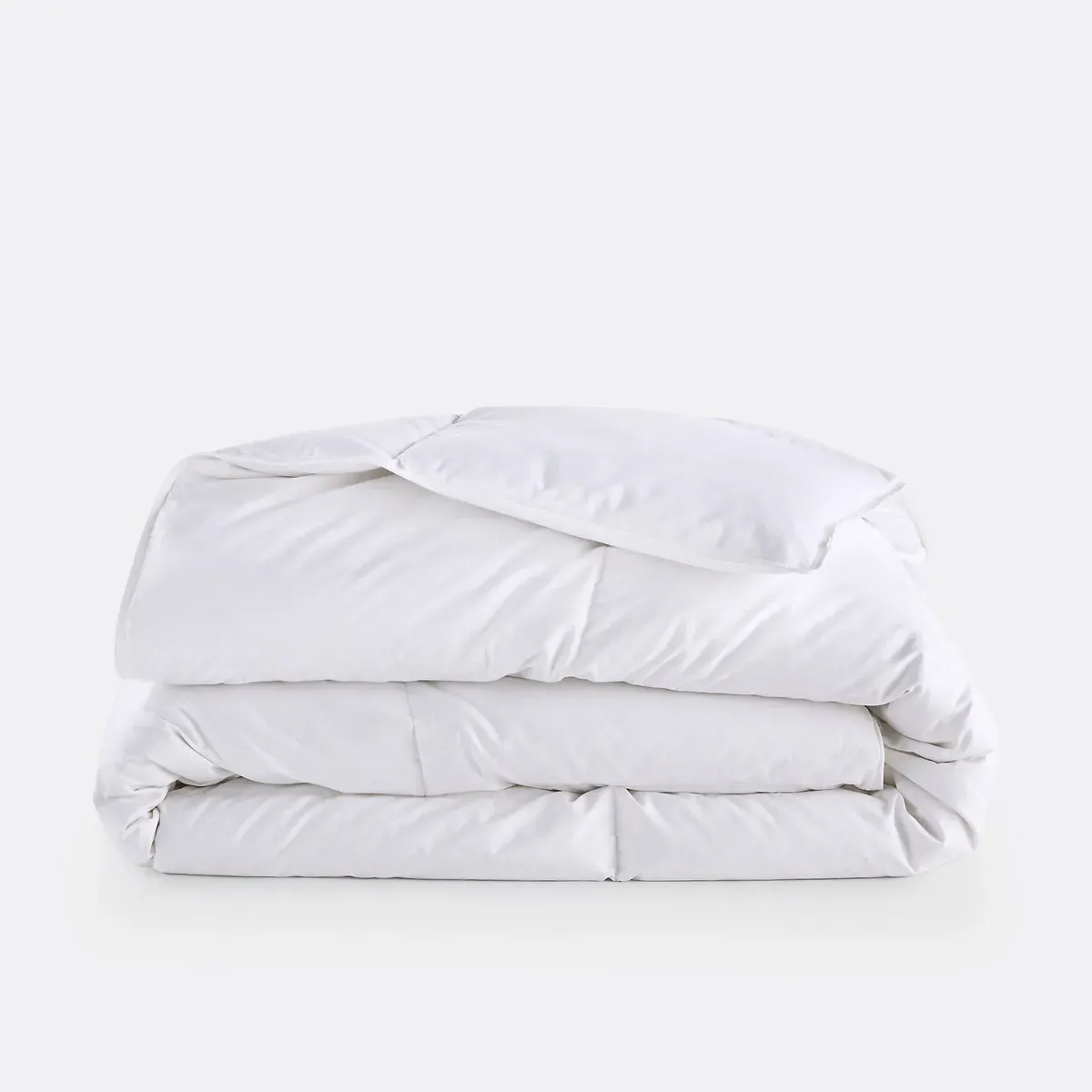 Single Goose Down Winter Duvet Anti-Mite - White, Cotton alternate view