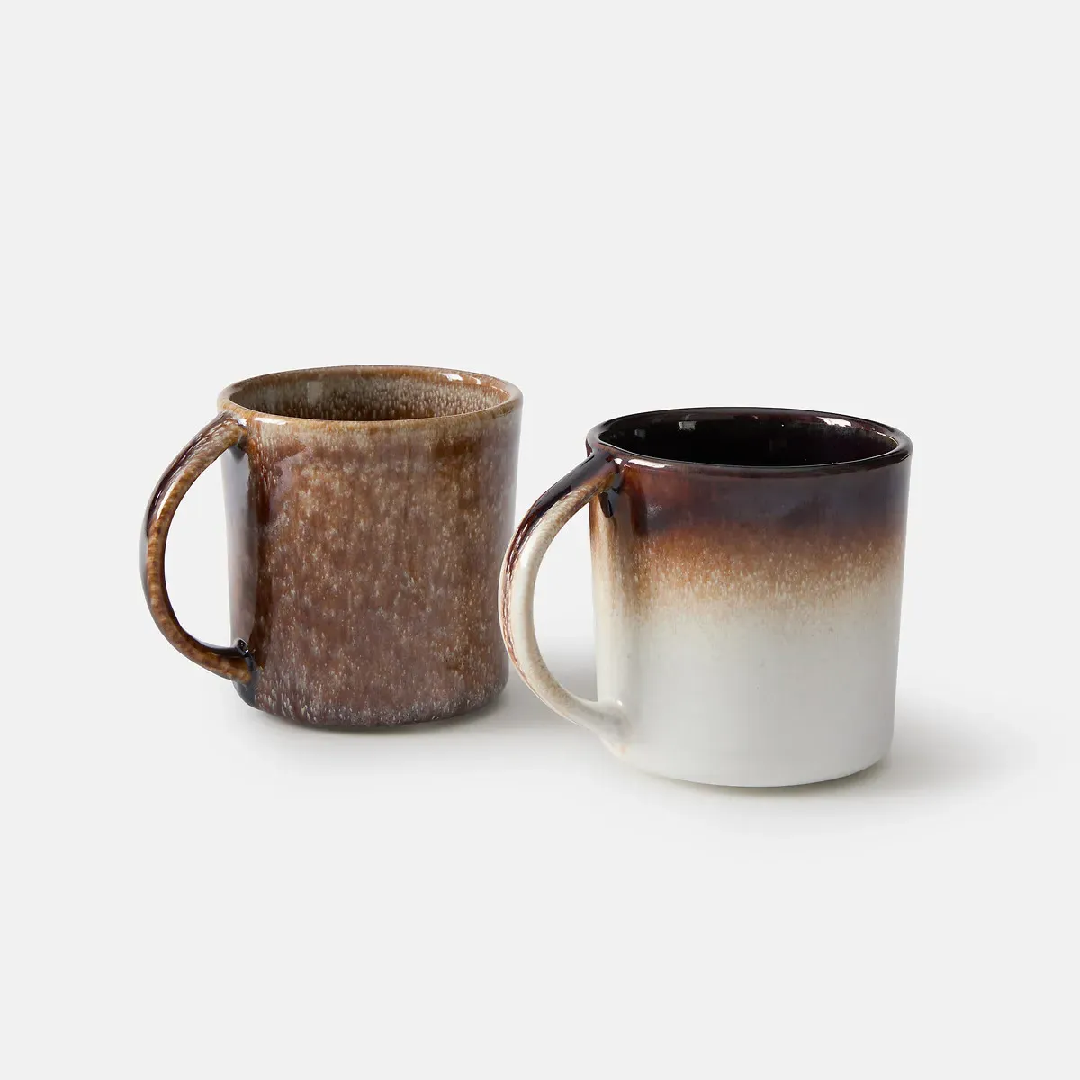 Sintra Set of 2 Mugs - Brown, Reactive Glazed Stoneware product