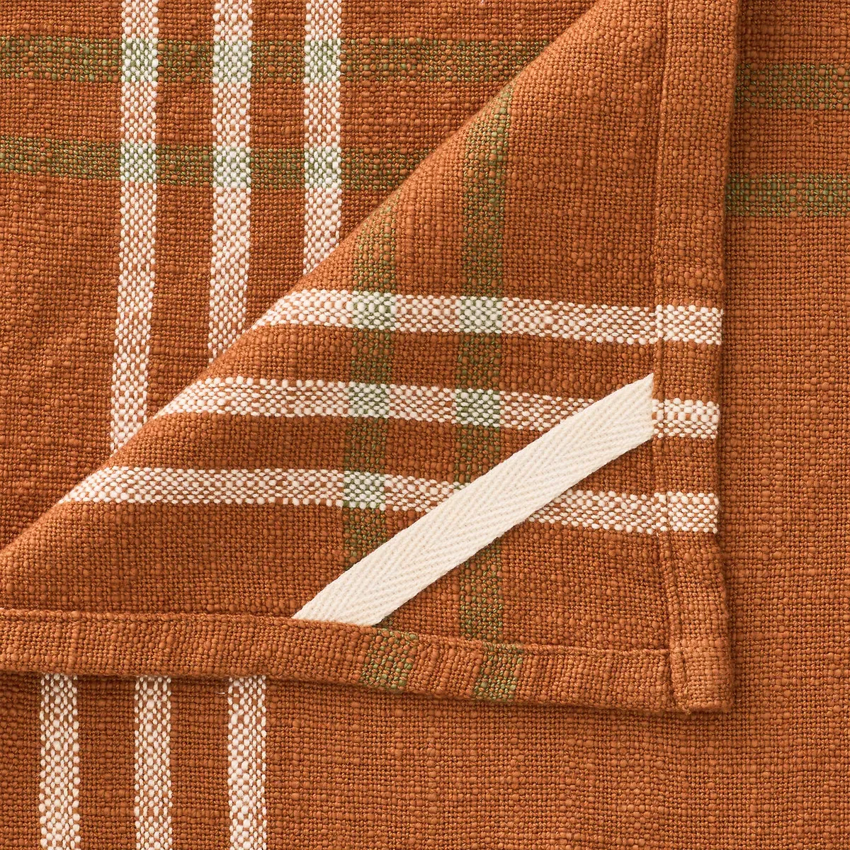 Siria Striped Tea Towels Set of 2 - Ecru, Cotton alternate view
