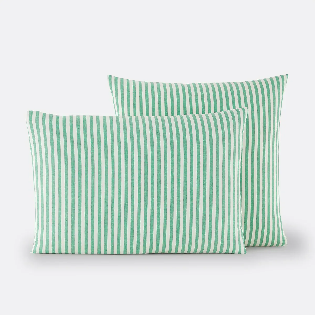 Soizic Pillowcase - Green Striped, Cotton product