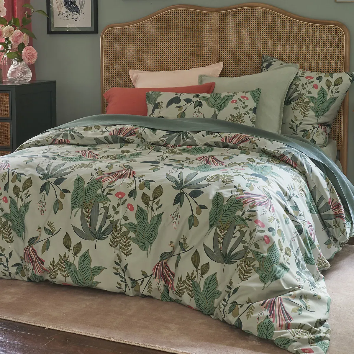 Somerset Duvet Cover - Floral Print, Cotton Percale product