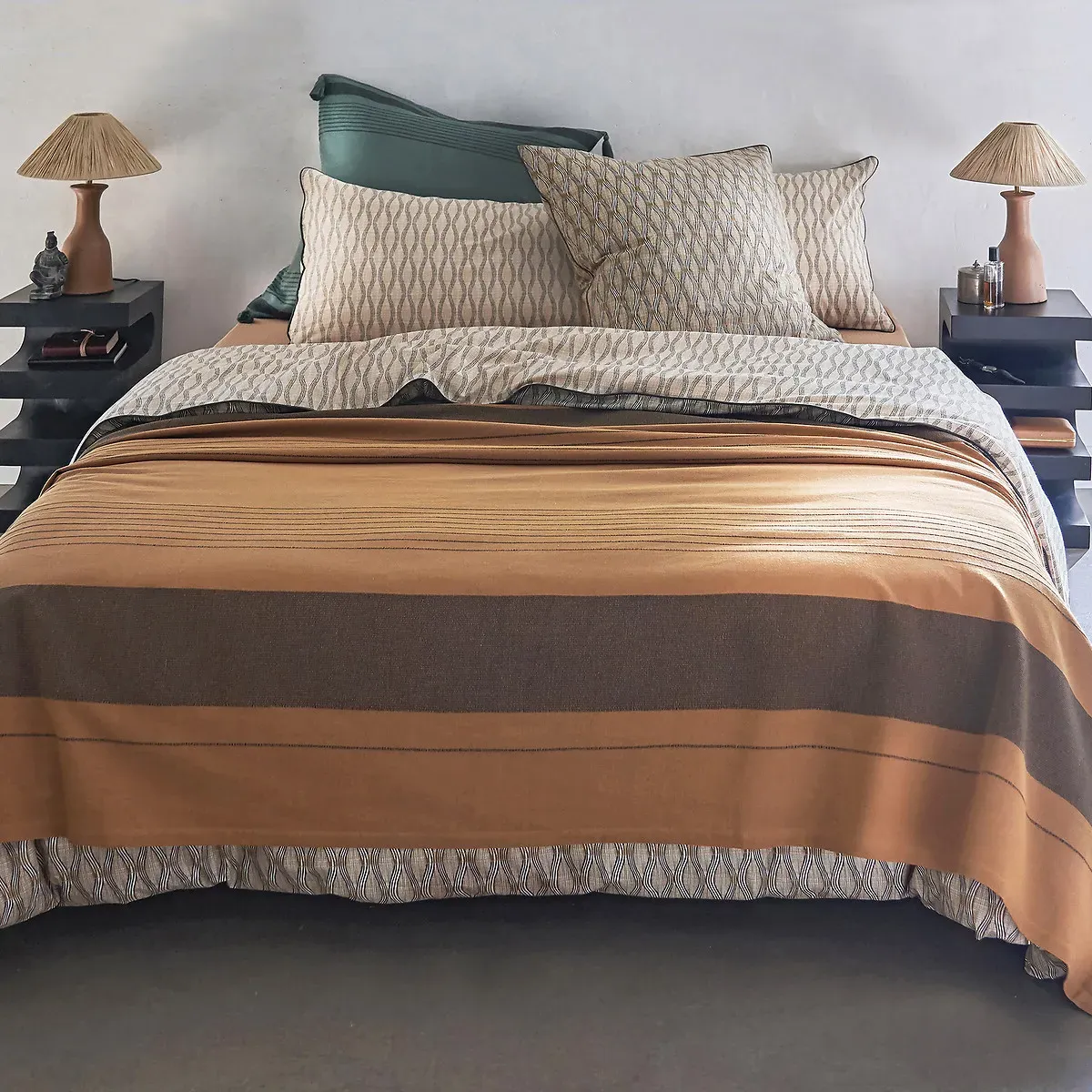 Sonora Rectangular Pillowcase - Geometric Print, Cotton Percale alternate view