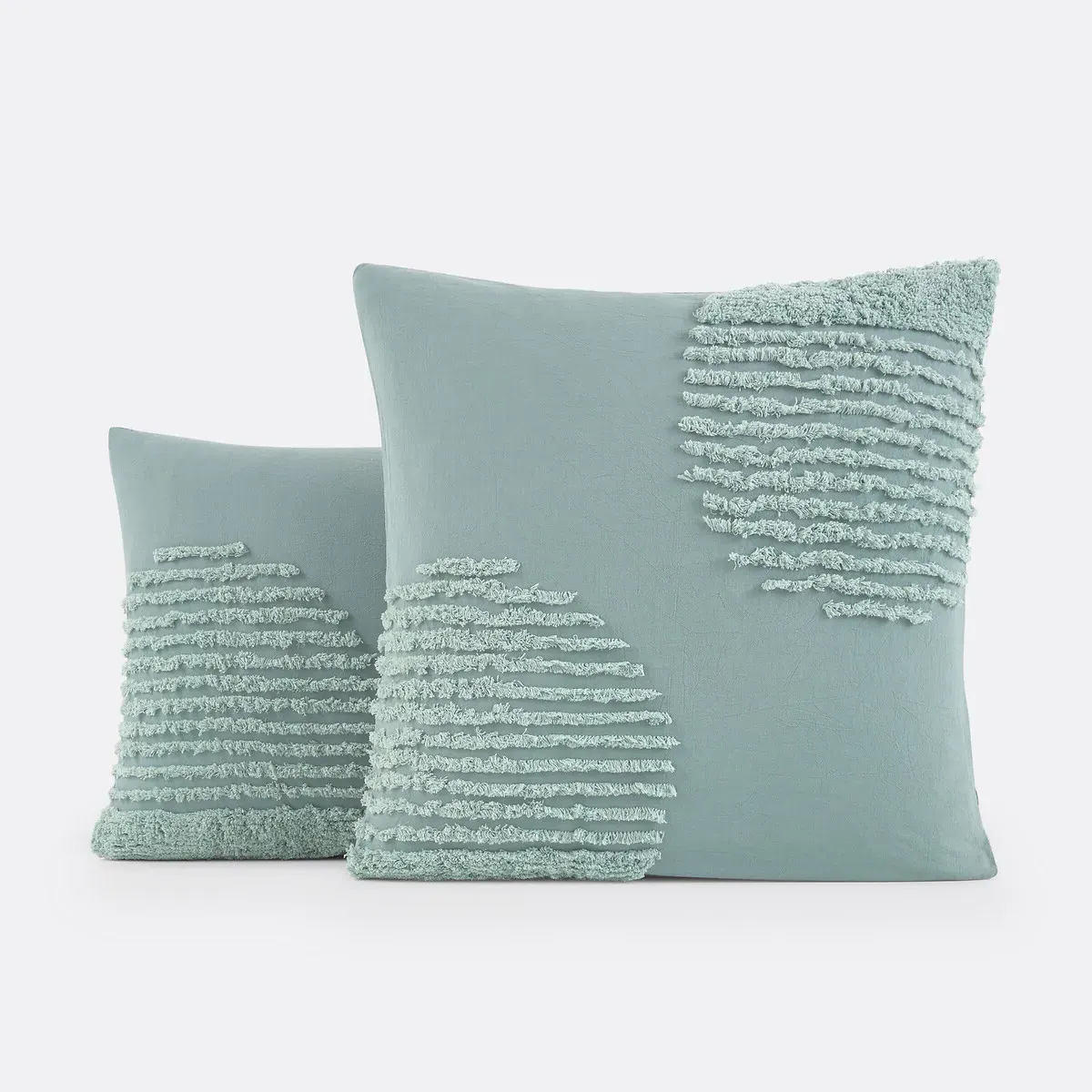Soren Tufted Pillowcase - Grey-Green, Cotton product