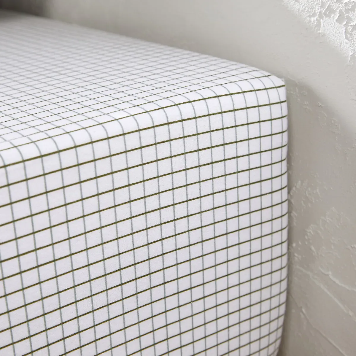 St Lary Fitted Sheet - Ecru, Brushed Cotton alternate view