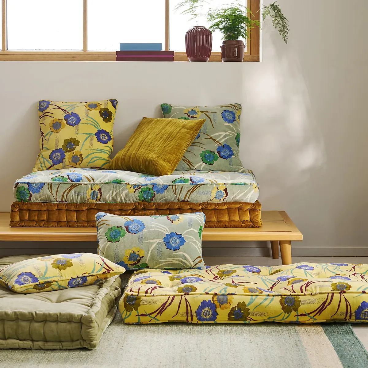Susana Cushion Cover - Absinthe, Panne Velvet alternate view