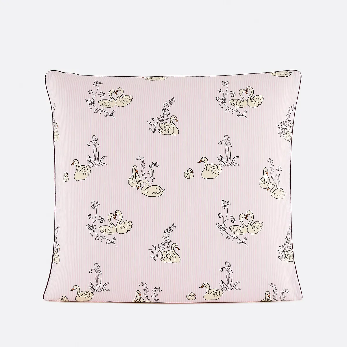 Swan Child's Pillowcase - White, Recycled Cotton product