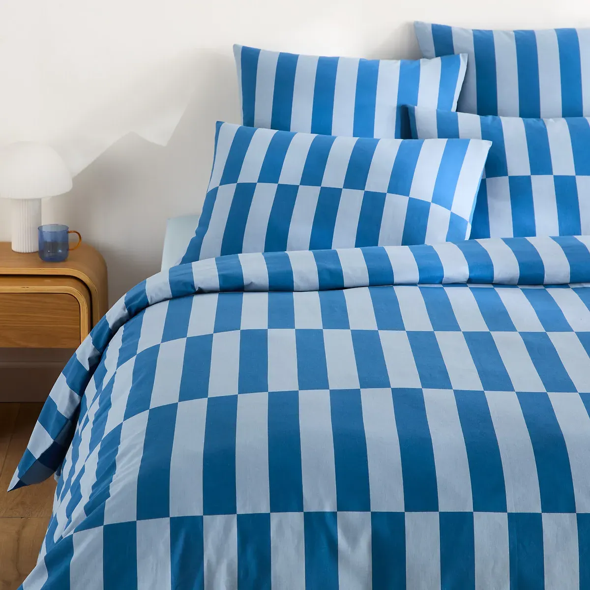 Tabaka King Size Duvet Cover - Blue, Recycled Cotton product