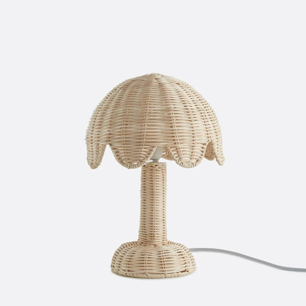 Tabata Palm Tree Rattan Table Lamp - Natural product