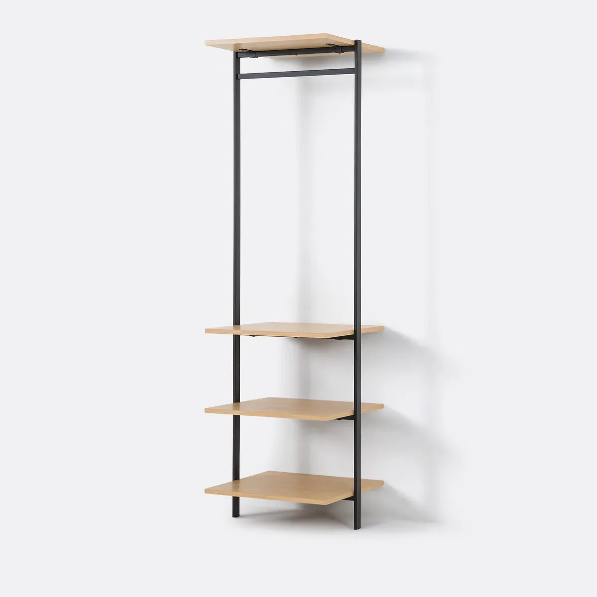 Talist 4-Shelf Wardrobe Module - Black, Oak product
