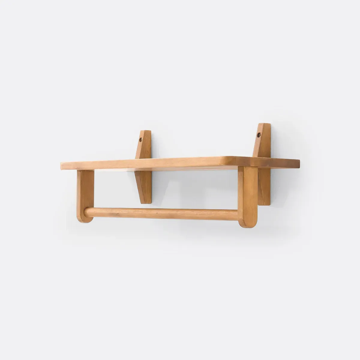 Tamodo Wall Shelf & Rail - Teak, Oiled Acacia alternate view