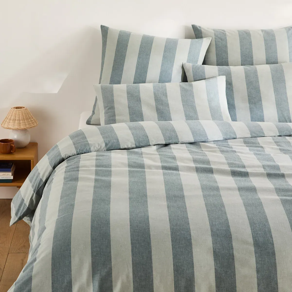 Tamori Double Duvet Cover - Green, Cotton product