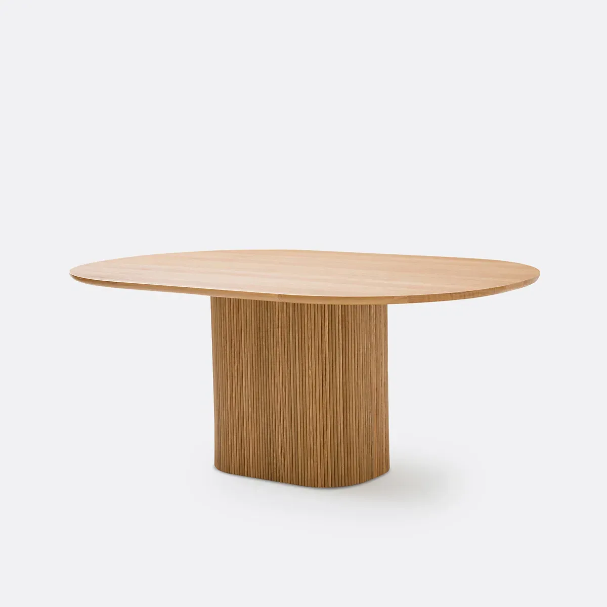 Tamula 6-8 Seater Oval Dining Table - Oak, MDF Veneer product