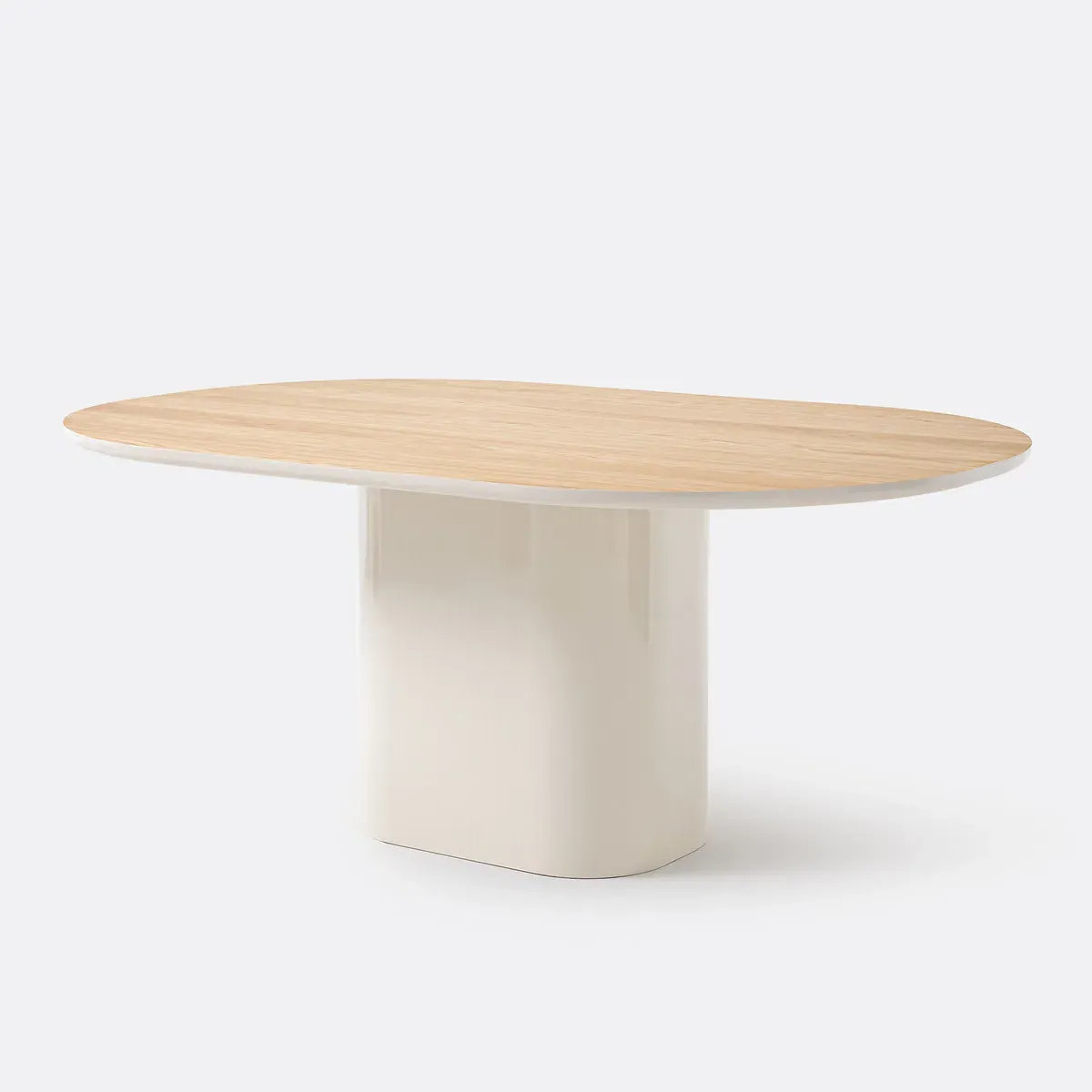 Tamula 6-8 Seater Oval Dining Table - Oak, MDF product