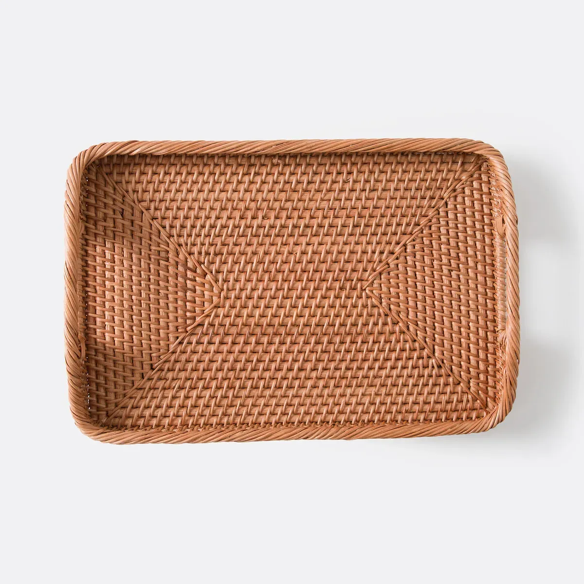 Taran Rectangular Tray with Handles - Natural, Rattan product