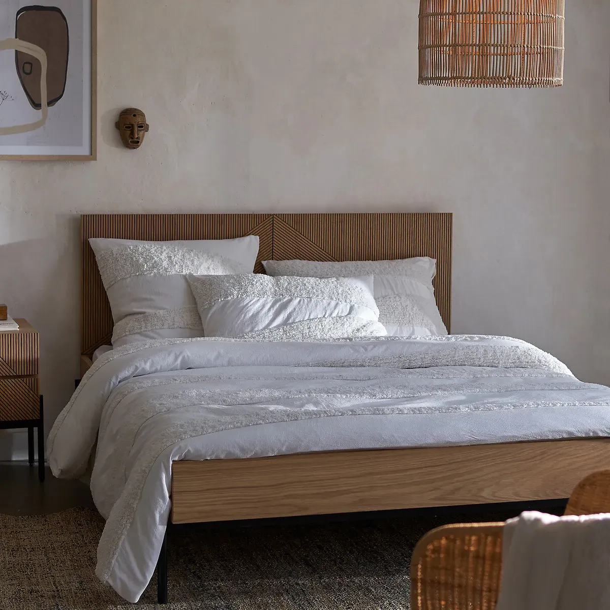 Tassili Duvet Cover - Off-White, Cotton alternate view