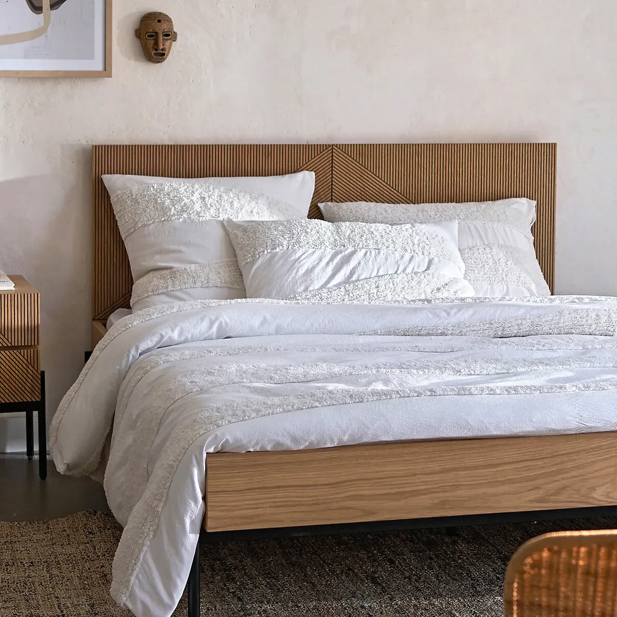 Tassili Pillowcase - Off-White, Cotton alternate view