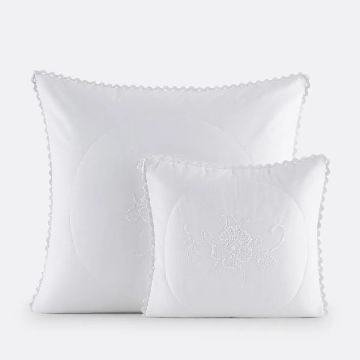 Tennessee Quilted Cushion Cover - White, Cotton product
