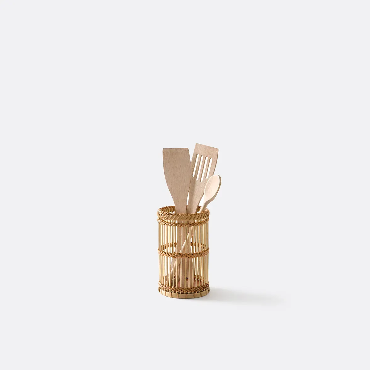 Tensil Openwork Utensil Holder - Natural, Bamboo product