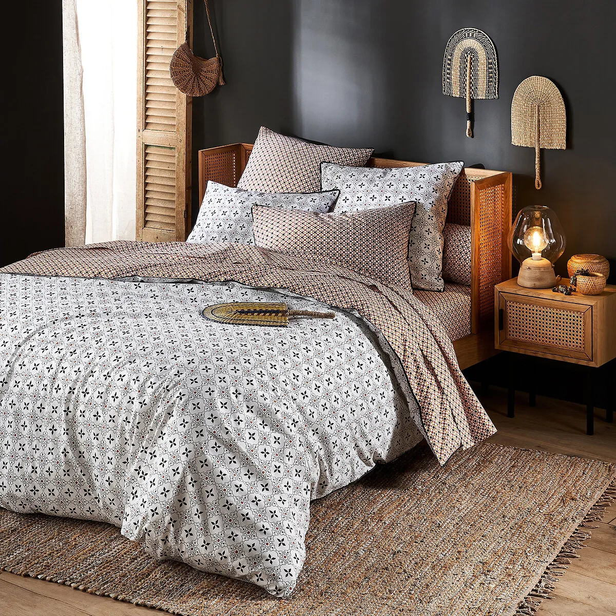 Teyben Patterned Duvet Cover - Cotton product
