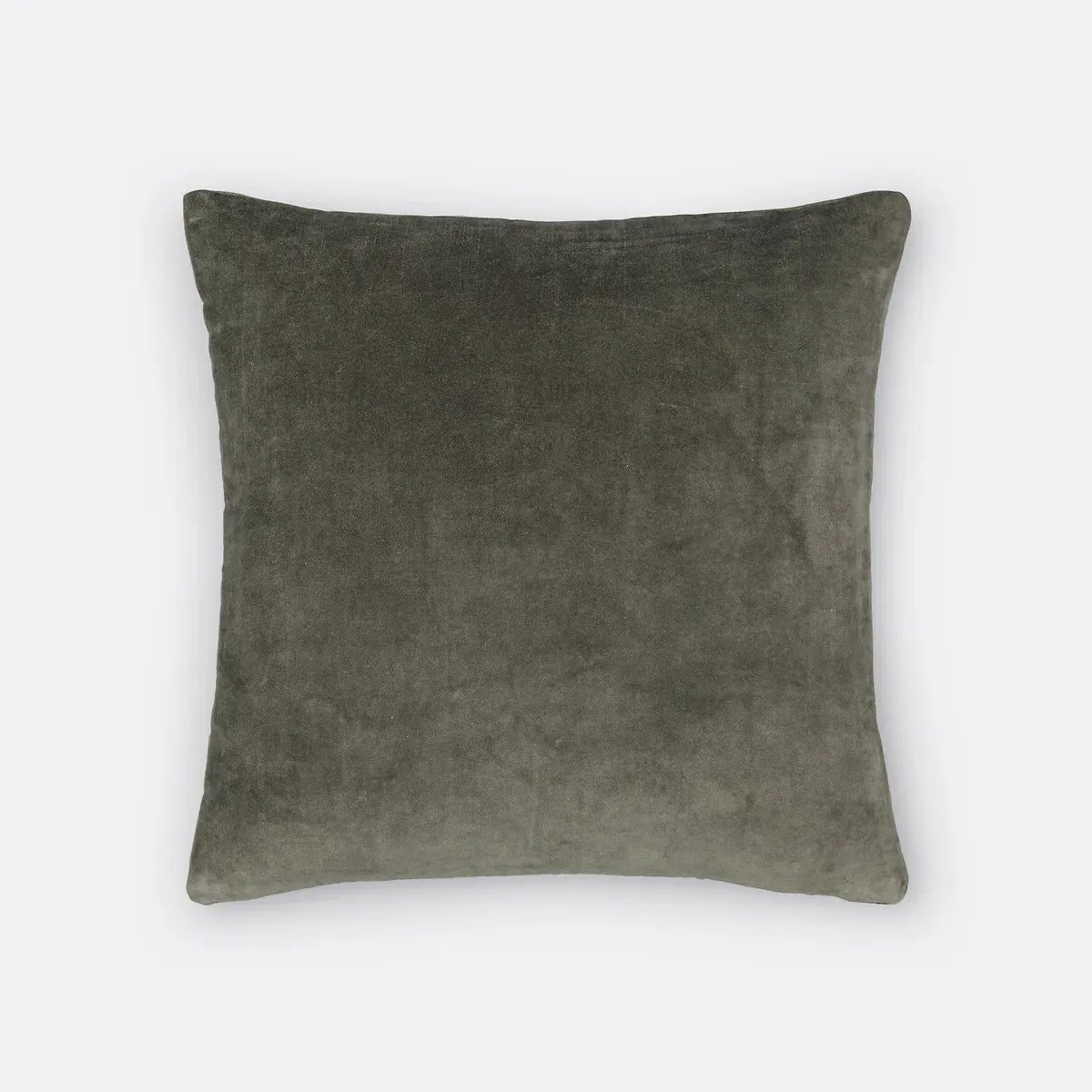 Thelma Embroidered Leopard Print Cushion Cover - Khaki, Cotton alternate view