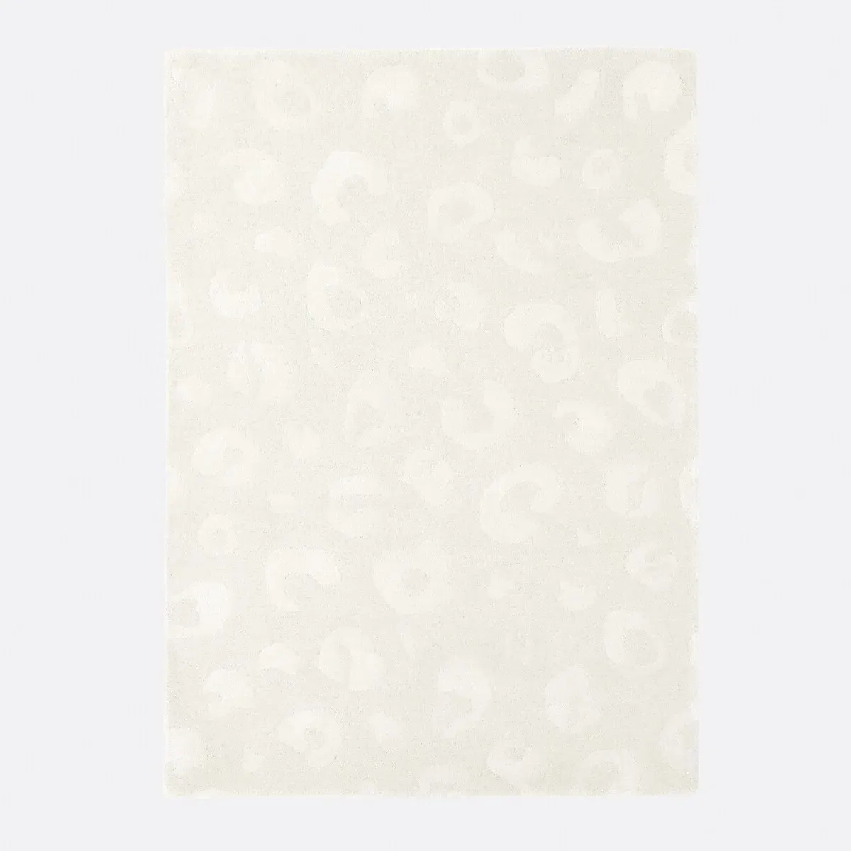 Thelma Leopard Print Rug - Ecru, Wool alternate view