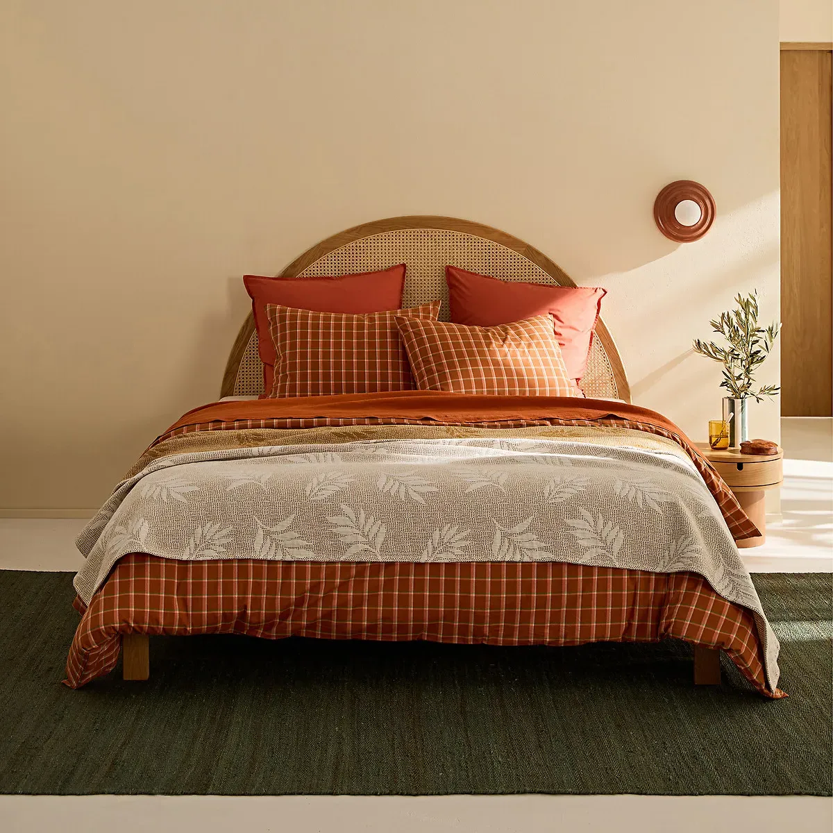 Thiago Printed Bedspread - Floral, Cotton alternate view