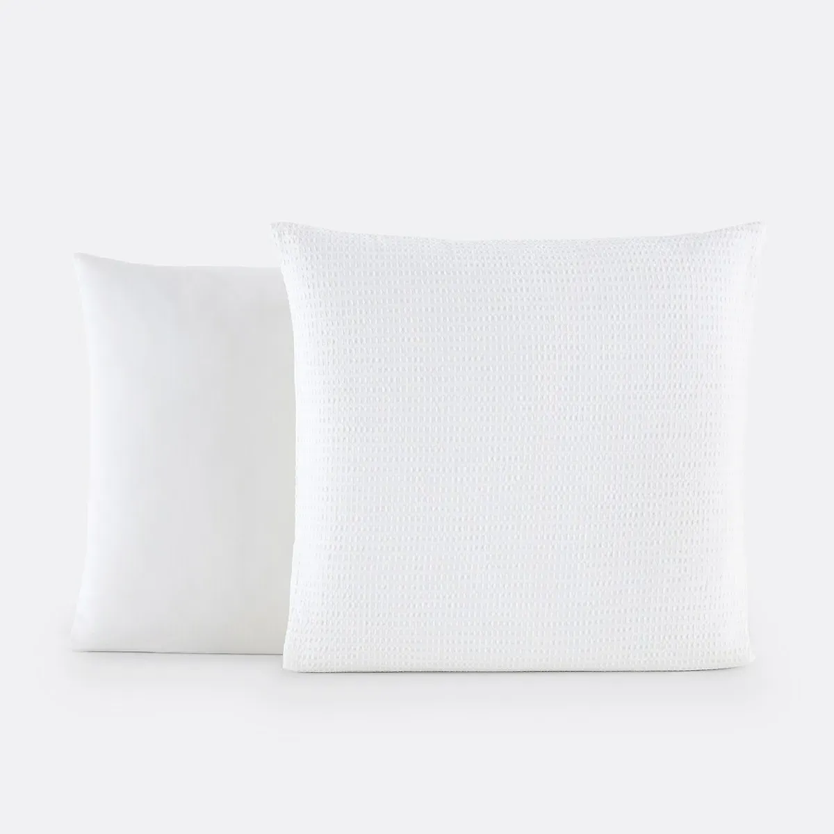 Tifly Honeycomb Washed Cotton Pillowcase - White alternate view