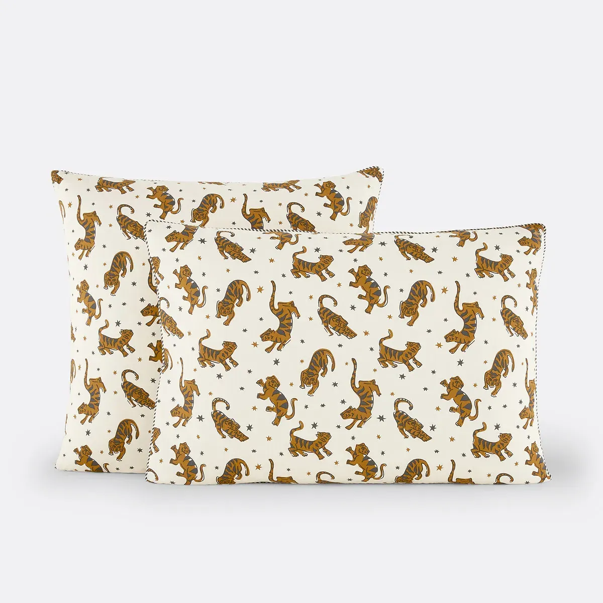 Tigris Tiger Print Pillowcase - Animal Print, Recycled Cotton product