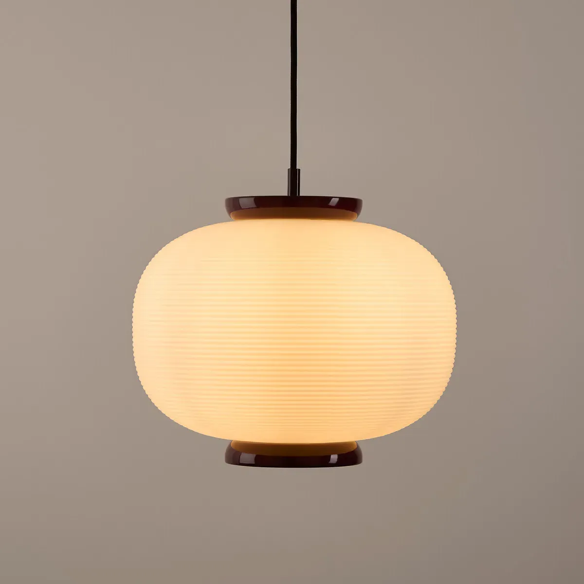 Tilan Ceiling Light - Aubergine, Opaline Glass alternate view