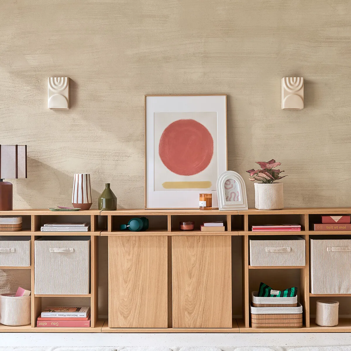 Topia Ceramic Wall Light - Ecru alternate view