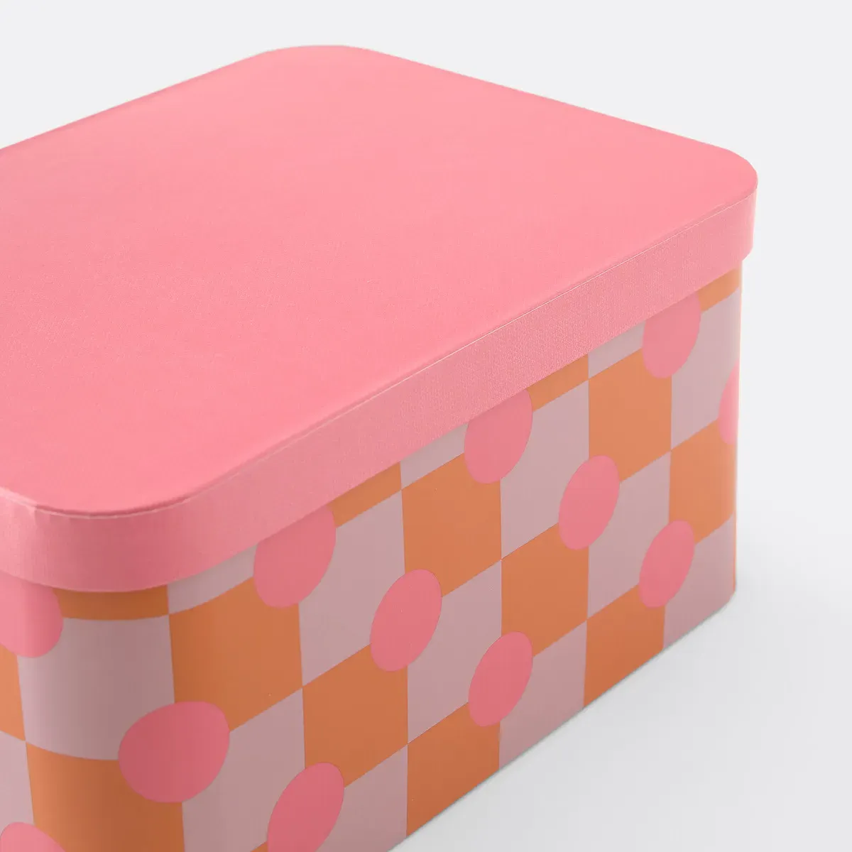 Touma Set of 2 Nesting Boxes with Lids - Multi-Coloured alternate view