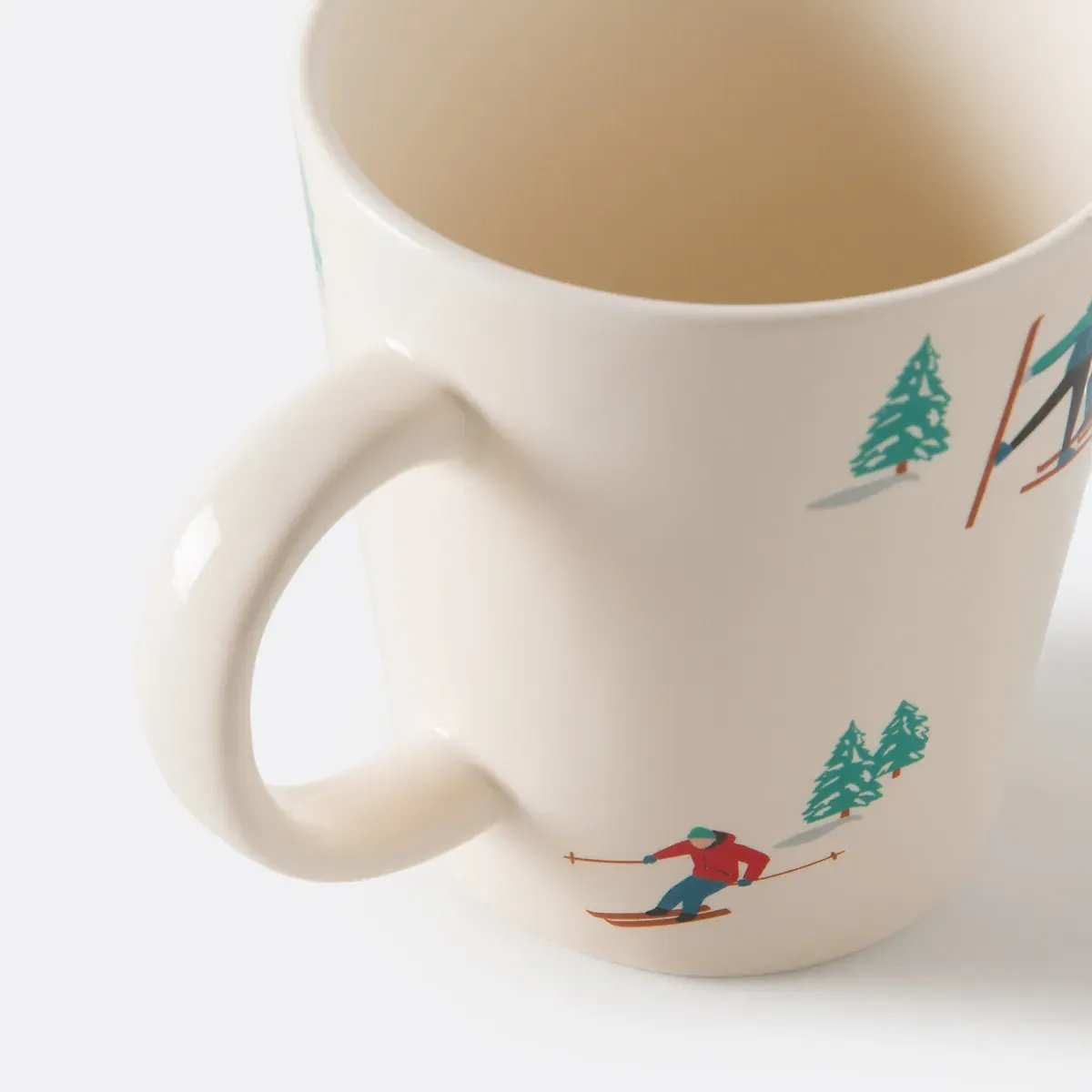 Tout Schuss Set of 2 Porcelain Mugs - Multi-Coloured alternate view