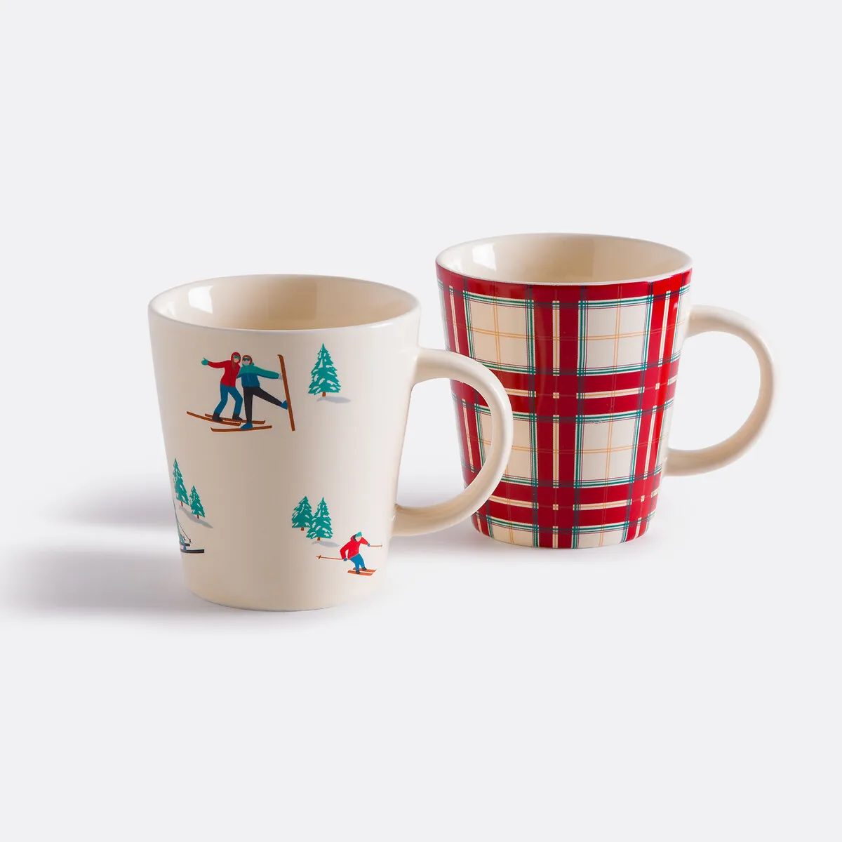 Tout Schuss Set of 2 Porcelain Mugs - Multi-Coloured product
