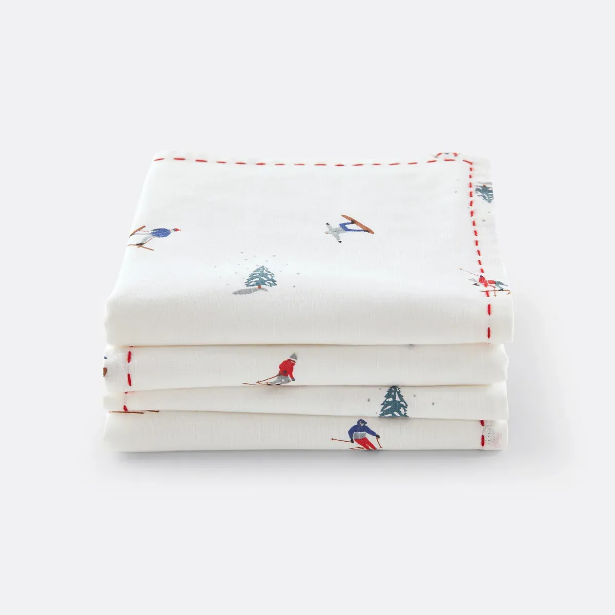 Tout Schuss Set of 4 Napkins - Ecru, Washed Cotton product