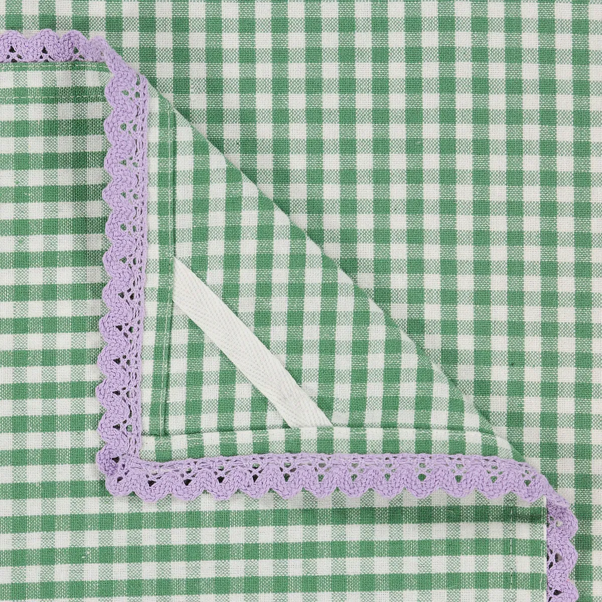 Trattoria Set of 2 Tea Towels - Green, Cotton Linen alternate view