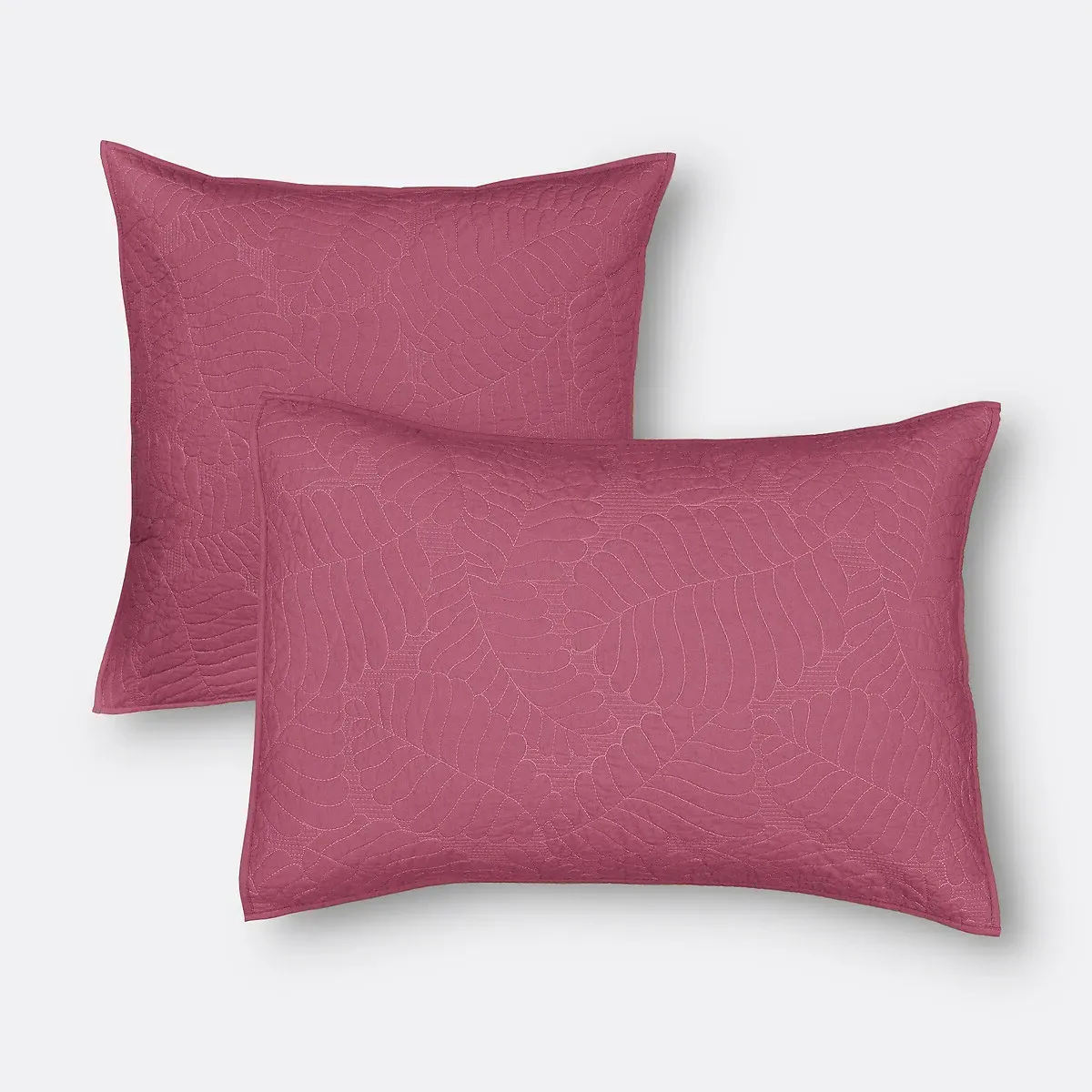 Tropical Cushion Cover - Plum, Cotton Percale product