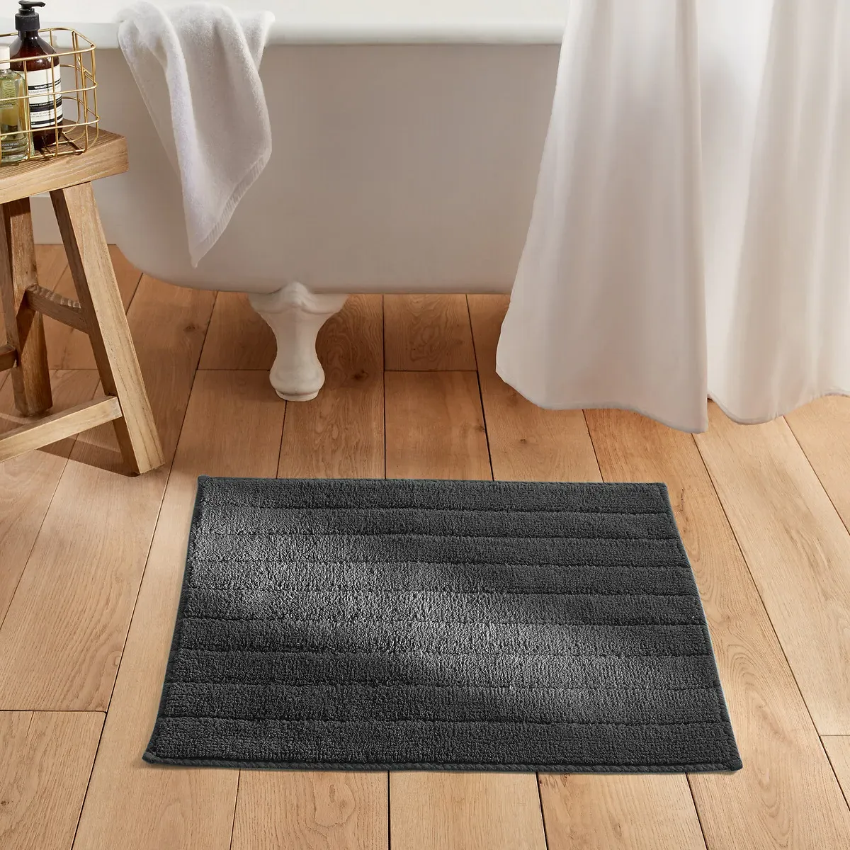 Tufted Bath Mat 1300g/m² - Carbon, Cotton product