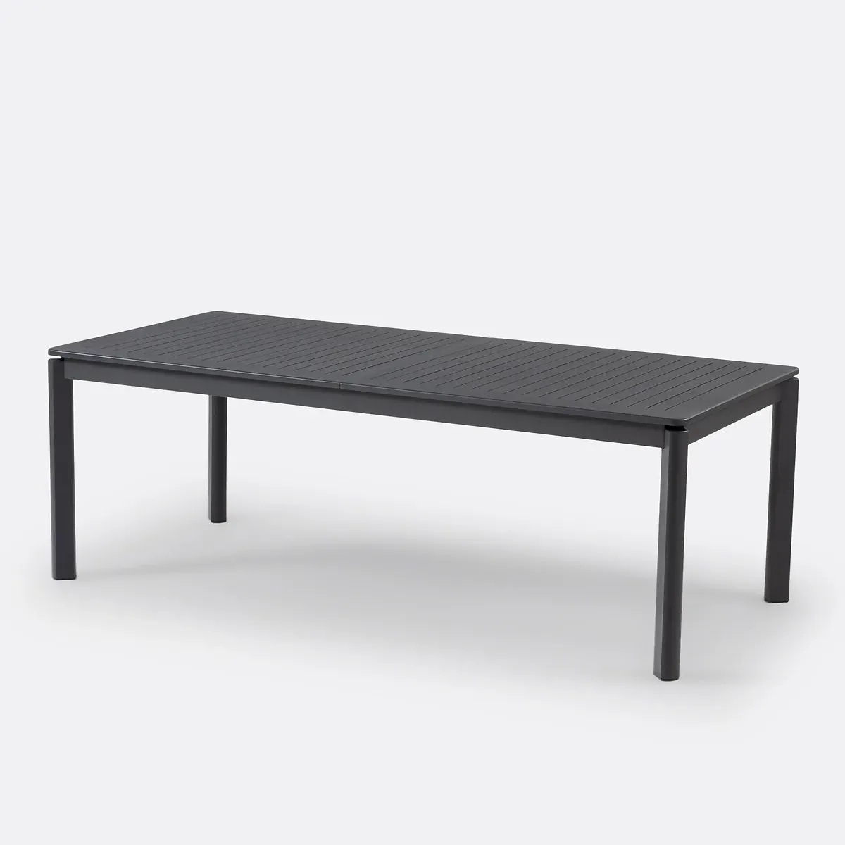 Tuha Extendable Garden Table - Charcoal Grey, Aluminium product