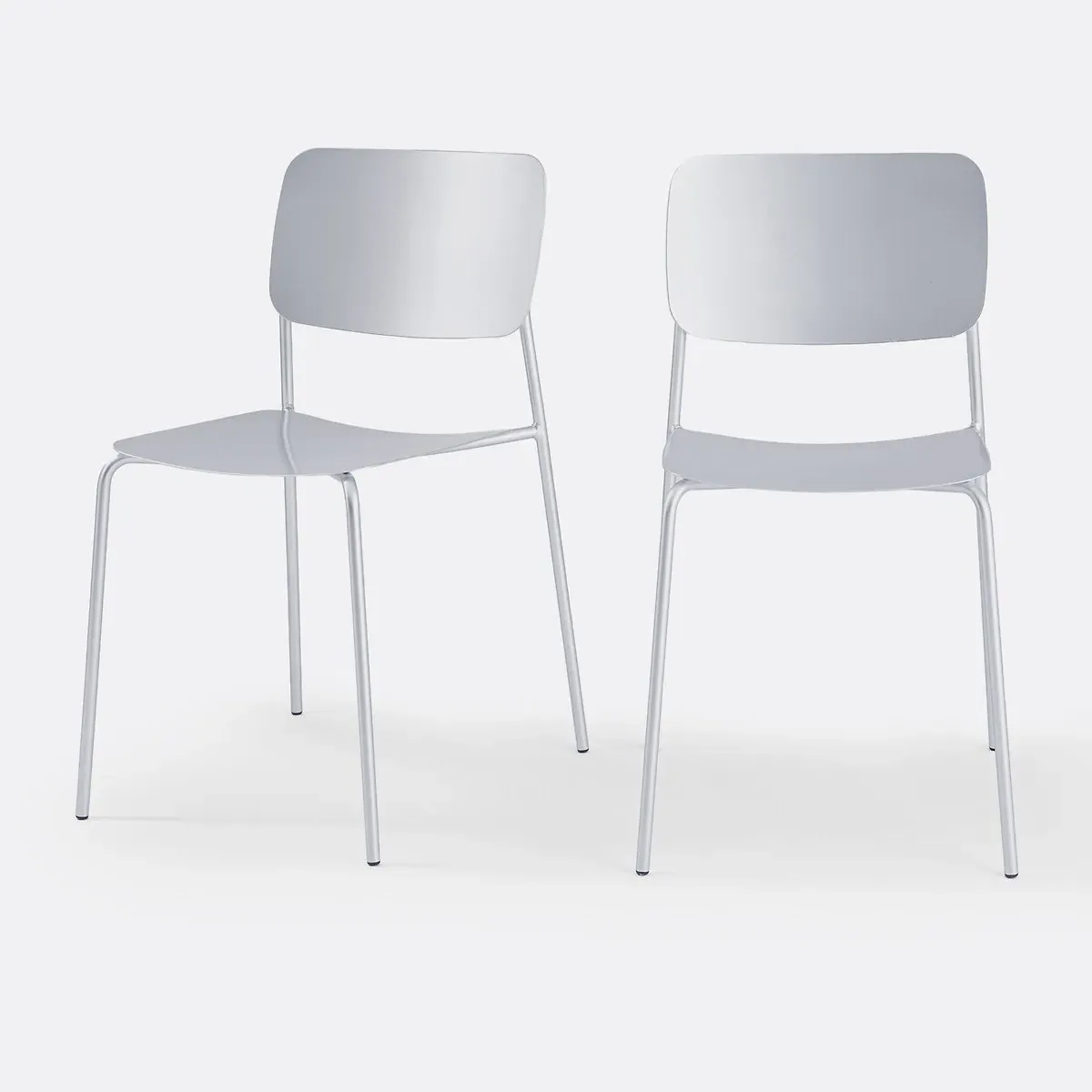 Urbani Set of 2 Dining Chairs - Inox, Steel product