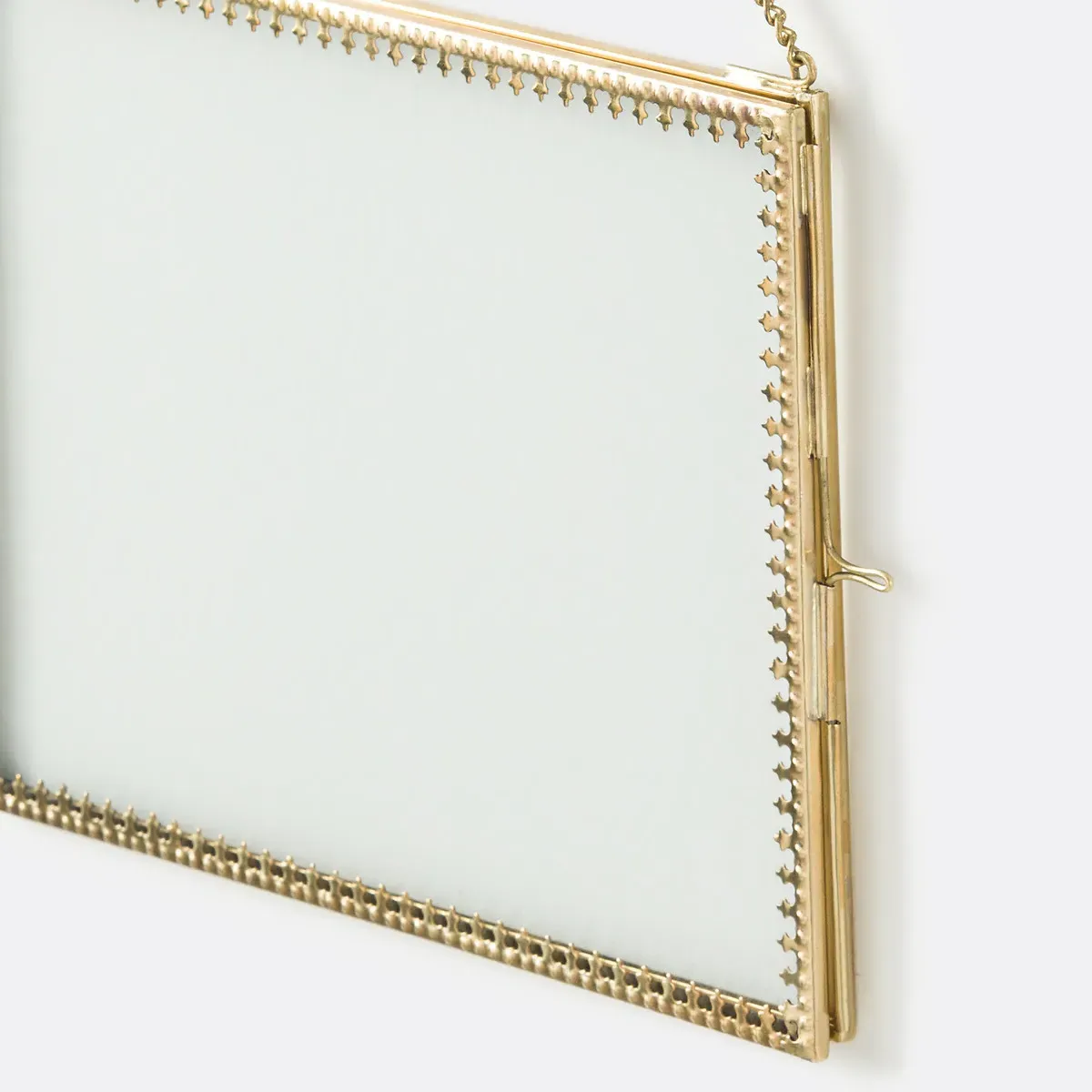 Uyova Ace of Spades Hanging Photo Frame - Brass, Glass alternate view
