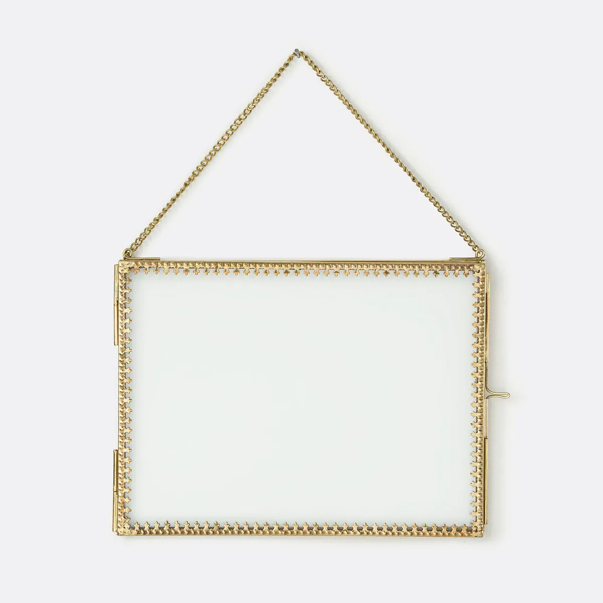 Uyova Ace of Spades Hanging Photo Frame - Brass, Glass product