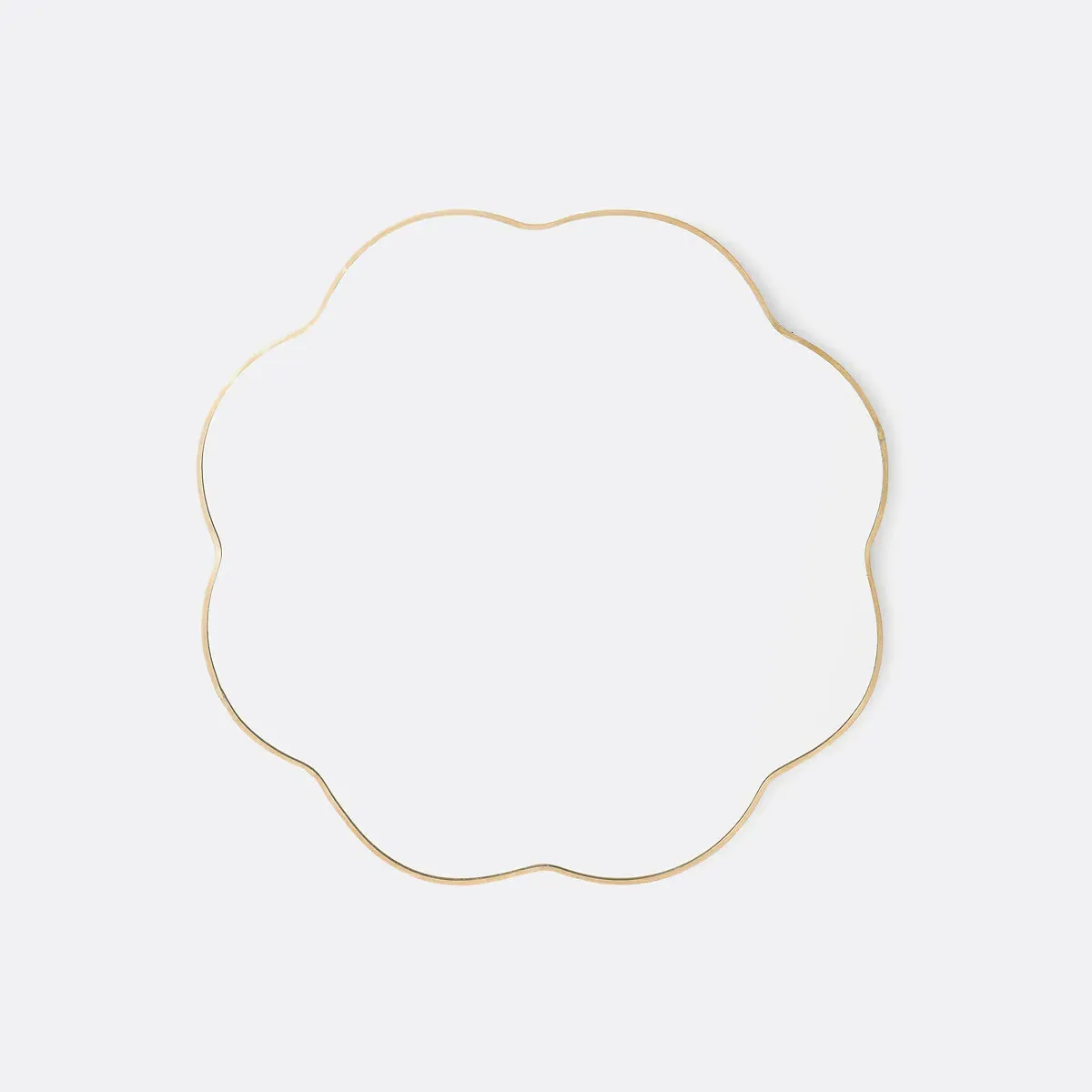 Uyova Round Wall Mirror - Brass alternate view