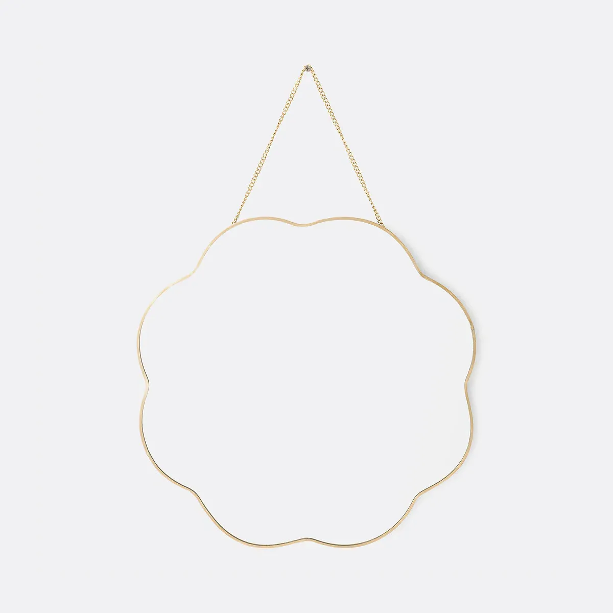 Uyova Round Wall Mirror - Brass product