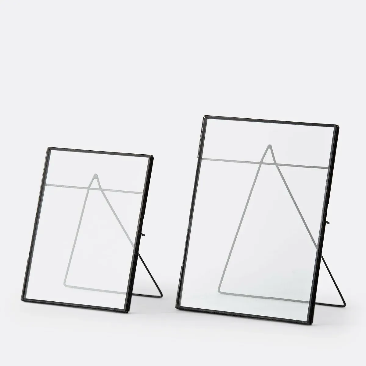Uyova Set of 2 Photo Frames - Black, Metal product
