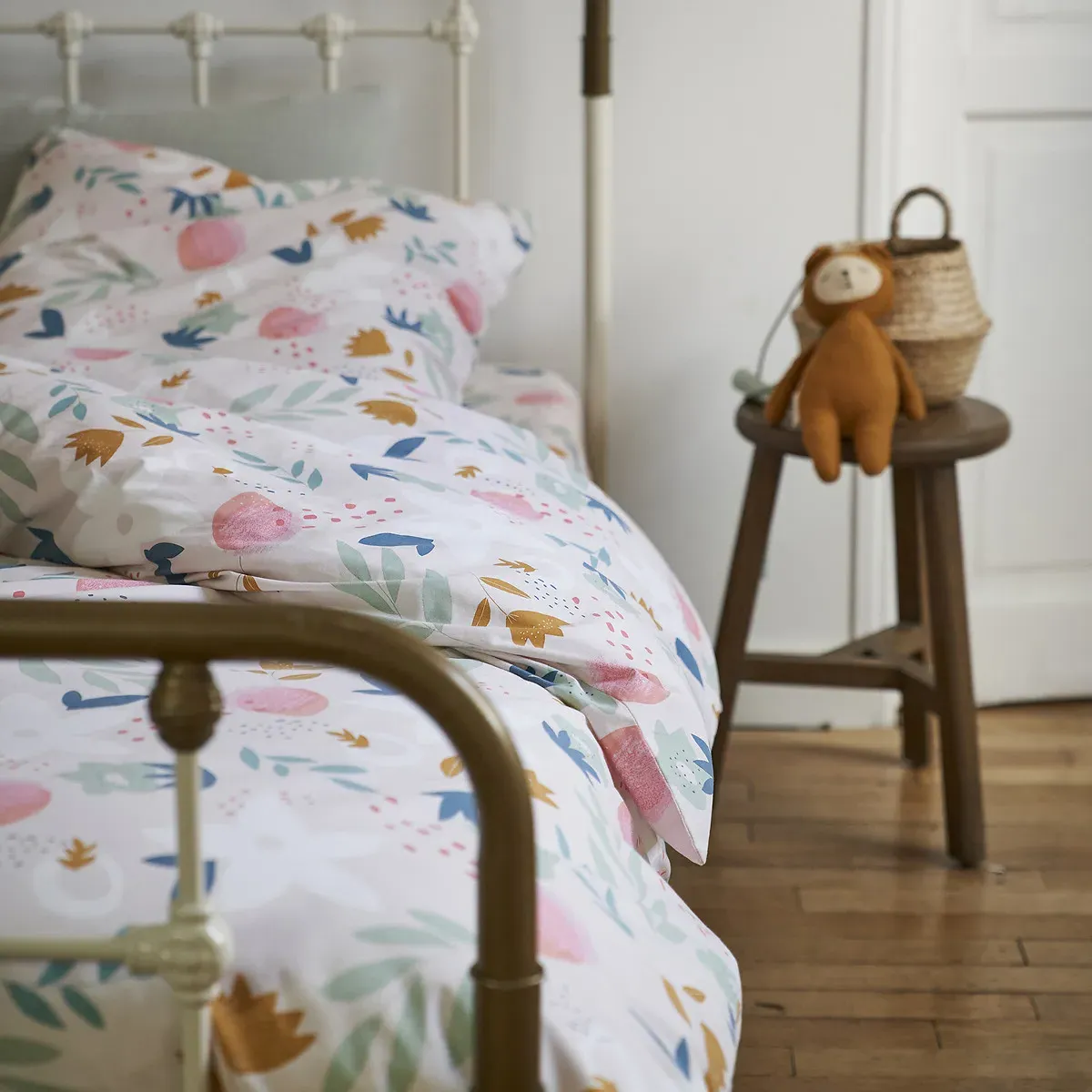 Vahina Floral Duvet Cover - Pink Print, Organic Cotton product